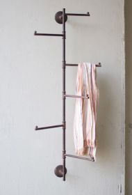 RUSTIC WALL SWIVEL COAT RACK RUSTIC WALL SWIVEL COAT RACK