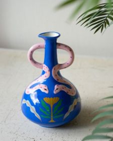 CERAMIC SNAKE VASE CERAMIC SNAKE VASE
